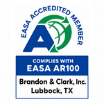 EASA Accredited Member badge for Brandon & Clark, Inc., Lubbock, TX