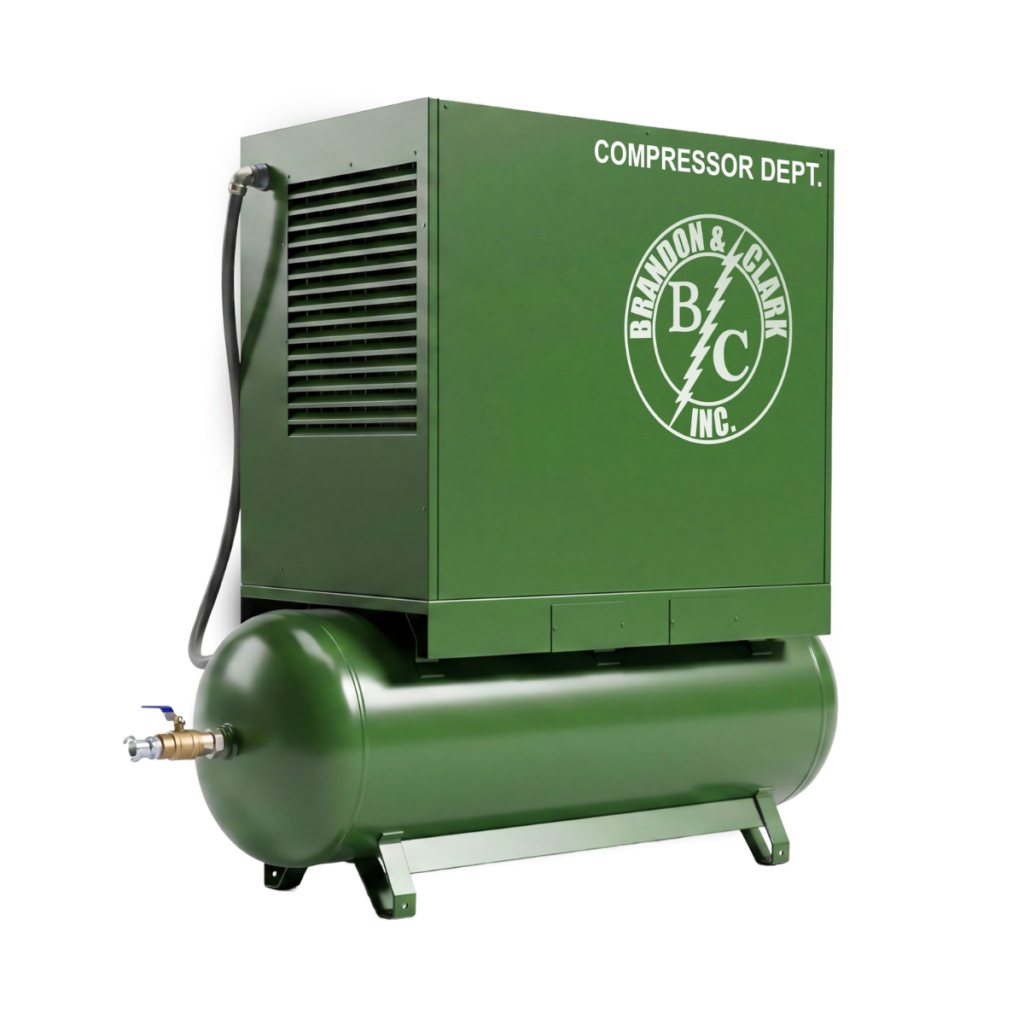 Brandon & Clark compressed air equipment for industrial applications